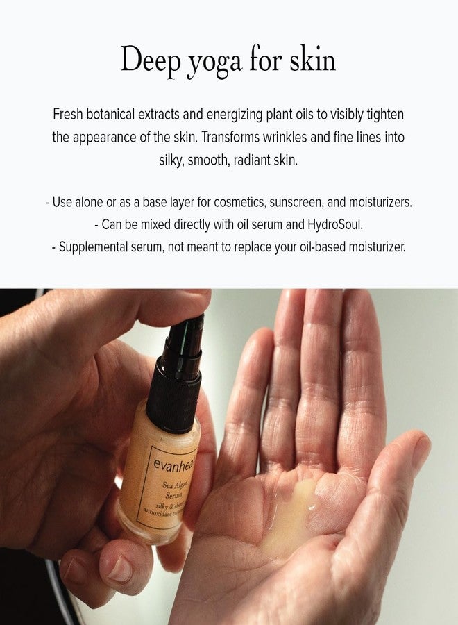 evanhealy Sea Algae Anti Wrinkle Serum for Sensitive Skin | Lightweight Firming Face Serum Anti Aging | Facial Serum with Hyaluronic Acid & Botanical Extracts - Image 4
